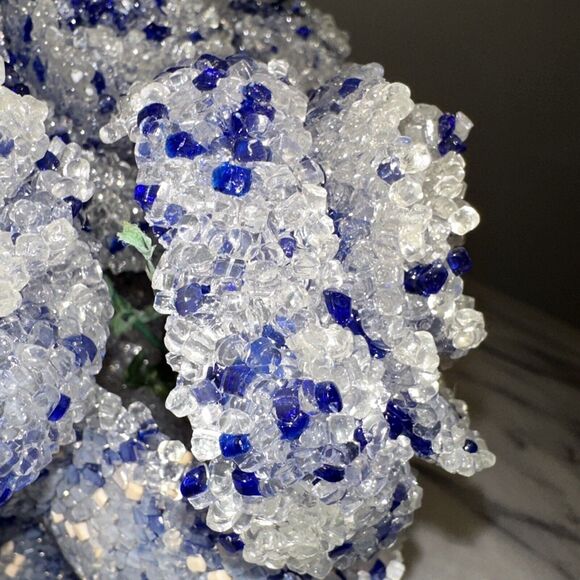 Vintage Handmade Fused Melted Plastic Popcorn Flowers Bowl Vase Retro Boho ART - Picture 7 of 15